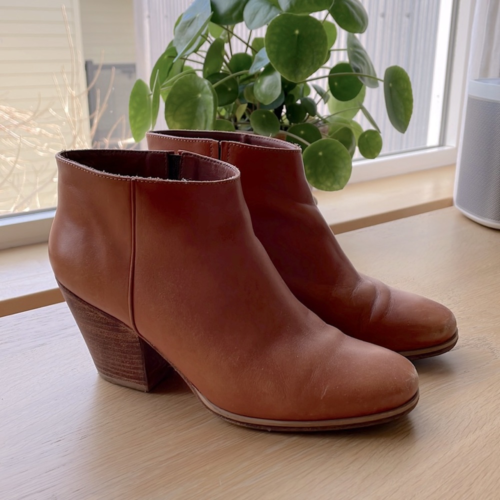 Rachel Comey Mars Booties - Whiskey/Natural